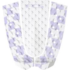 Wavesurfing FCS FCS Caroline Marks Eco 3-Piece Surfboard Traction Pad Lavender/White Check One