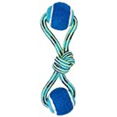 Kruuse Hunde - Hundelegetøj Kæledyr Kruuse Buster Colour Tuggaball Double Reb 18cm Small