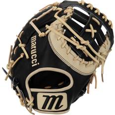 Marucci Baseball Gloves & Mitts Marucci Cypress M Type 38S1 Baseball Glove, 12.75" 1B MITT, Right Hand Throw, Black/Camel