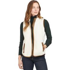 Barbour Dam Västar Barbour Burford Fleece Dam - Winter Pearl/Classic