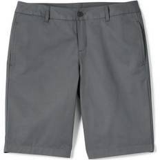 Shorts Lands' End School Uniform Women Plain Front Chino Shorts