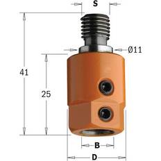 Elverktygstillbehör Cmt 305.000.01 Adapter M10/11