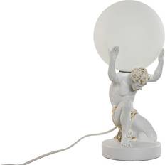 Resin Lighting Home ESPRIT White Golden 220 V Table Lamp