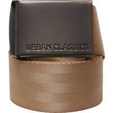 Beige Skärp Urban Classics Unisex lätt polyesterbälte, Beige