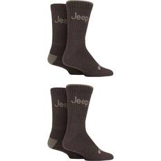 5 pcs Socks Jeep Mens Pair Performance Boot Socks Brown Earth 6-11 Mens