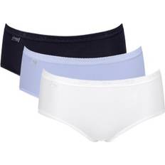 Multicoloured Knickers Sloggi Pack of 3 Midi Briefs - White