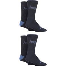 5 pcs Socks Jeep Mens Pair Performance Boot Socks Navy Denim 6-11 Mens Blue