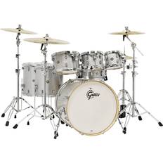 Musikinstrument Gretsch Gretsch Catalina Maple 22-tums 7-bit Skalpack Silver Sparkle