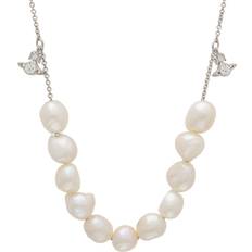 Vivienne Westwood Men Necklaces Vivienne Westwood Men's Silver Freshwater Pearl Necklace, One