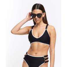 River Island Tops River Island Womens Black Textured Cami Bikini Top