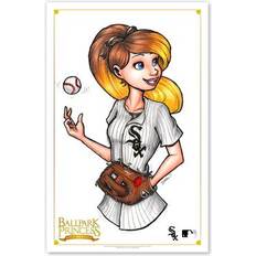 White Posters S. Preston Art & Designs Chicago White Sox 17" Ballpark Princess Print Poster