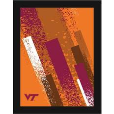 Square Framed Art Fan Creations Virginia Tech Hokies Team Color Print Framed Art