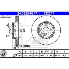 ATE PowerDisc 24.0322-0247.1