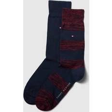 Tommy Hilfiger Rood Sokken Tommy Hilfiger Rugby Sock Set van 2 - Rouge