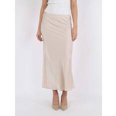 Neo Noir Vicky Heavy Sateen Skirt - Champagne