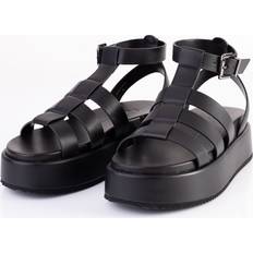 Buffalo Slippers & Sandals Buffalo Noa Greek Vegan Nappa Girl Sandals - Black