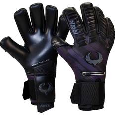 Renegade GK Renegade GK Eclipse Recon Professional Goalie Gloves with Pro Fingersaves Black Black Soccer Goalkeeper Gloves Size 7, Youth, Junior, Neg. Cut, Level 5