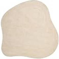 Beliani Tæppe Viskose Uld Beige cm