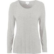 Bambus Bluser Damella Bamboo Long Sleeve Top - Grey