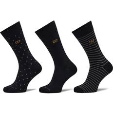 CR7 Socks CR7 Men's Fashion Socks, 3-pack in gift-box Black, Gold