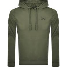 EA7 Jumpers EA7 Emporio Armani Logo Hoodie Green