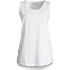 Tank Tops Lands' End Women Tall Supima Cotton Tunic Tank Top