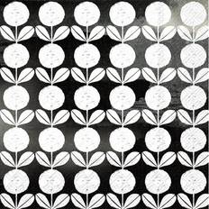 Black Paper Napkins Ihr Flower Black & White Print Lunch Paper Napkins 20-Pack Disposable 3-Ply