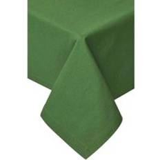 Cotton Tablecloths Homescapes Plain Cotton Dark Tablecloth Green