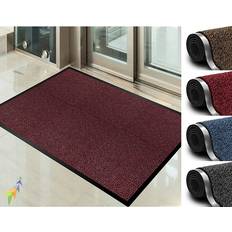 120.0 cm Entrance Mats Abaseen Abaseen Door Mat Heavy Duty Red cm