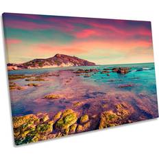 Highland Dunes Sicily Italy Seascape Framed Art