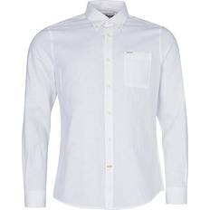 Barbour Skjortor Barbour Nelson Tailored Fit Shirt - White