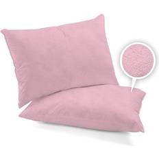 Pink Pillow Cases ARLINENS Flannelette Pair Pillow Case Pink