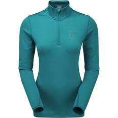 Sprayway Womens Effra Half-Zip Baselayer Top: Bondi Blue: 10