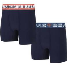 Men - Orange Men's Underwear Concepts Sport Men's Chicago Bears Gauge Knit Boxer Brief Two-Pack