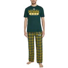 Gold - Men Sleepwear Concepts Sport Men's Green/Gold Green Bay Packers Arctic T-Shirt & Flannel Pants Sleep Set