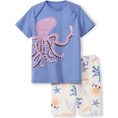 92/98 Nachtwäsche Calida Toddlers Sea Kinder Kurz-Pyjama violett 104/110