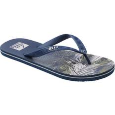 Reef 8 UK, Water Palm Mens Seaside Prints Summer Beach Pool Sandals Thongs Flip Flops
