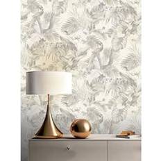 Wallpapers Rasch Paradise Birds Wallpaper Neutral