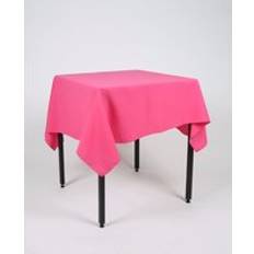 Hope Textiles Plain Square Hot Tablecloth Pink