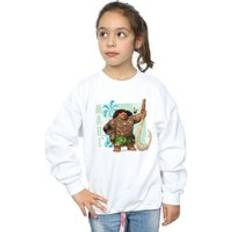 White Sweatshirts Disney Moana Maui Sweatshirt White 5-6 Years