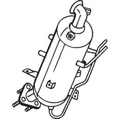 Avgassystem Bosal 095-573 Partikelfilter Euro 5 Siliciumkarbid med Monteringsdelar
