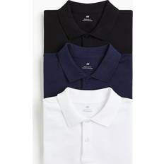 H&M Polo Shirts H&M Men Blue 3-pack Regular Fit Polo shirts