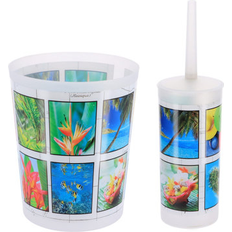 Multicolor Toilet Accessories Evideco Island Bathroom