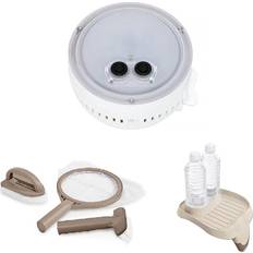 Square Hot Tubs Intex Hot Tub Pure Spa Multi-Colored LED Light Maintenance Kit