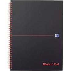 Oxford Black n' Red A4+ Matt Hardback