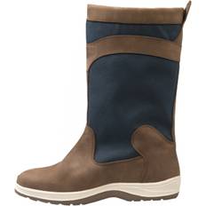 Gula Badskor Gul 2024 Fastnet Deck Boots Tan Navy