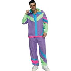 Costumes Fun World Hip 80s Tracksuit Adult Costume One