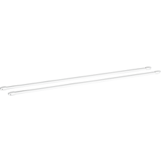 Supports et Crochets pour Rideaux Gardinia 50 - 80 cm Blanc Métal