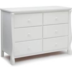 Non-Toxic Dressers Delta Children Universal 6 Drawer Dresser with Interlocking Drawers