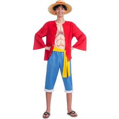 Kostüme My Other Me Luffy Men Custom Rot M